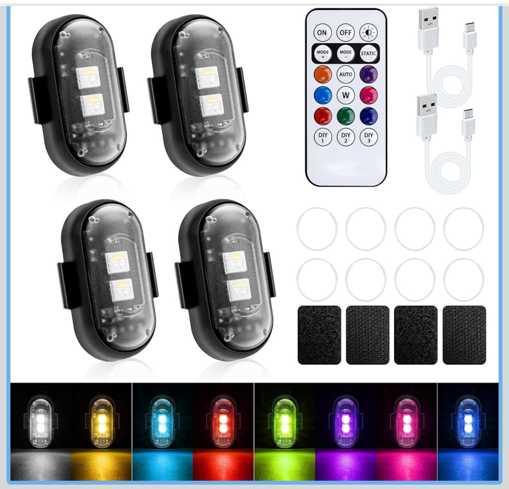 EuroGlow Mount Lights 4 Pack